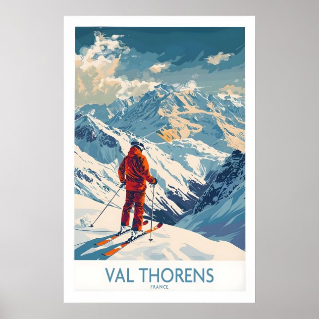 Val Thorens Skifahren Poster 1 (Vorne)