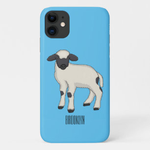 Valais Blacknose sheep cartoon illustration Case-Mate iPhone Hülle