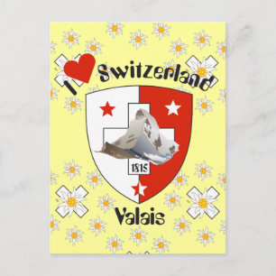 Valais Suisse / Wallis Schweiz Postkarte