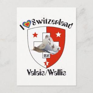 Valais Suisse / Wallis Schweiz Postkarte