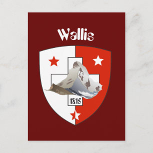 Valais Suisse / Wallis Schweiz Postkarte