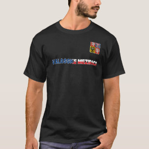 Valasske Mezirici Tschechische Republik Flaggencoa T-Shirt