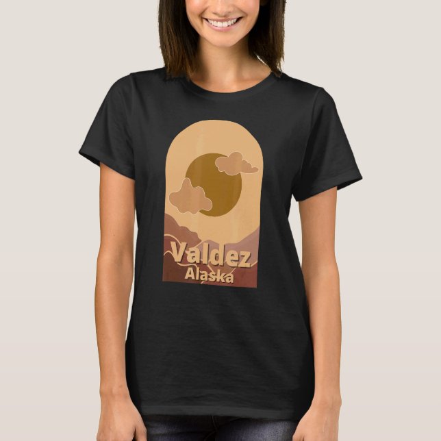 Valdez AK Wald Wandern T-Shirt (Vorderseite)