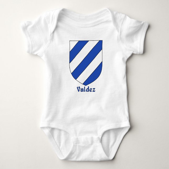 Valdez Family Shield Baby Strampler (Vorderseite)