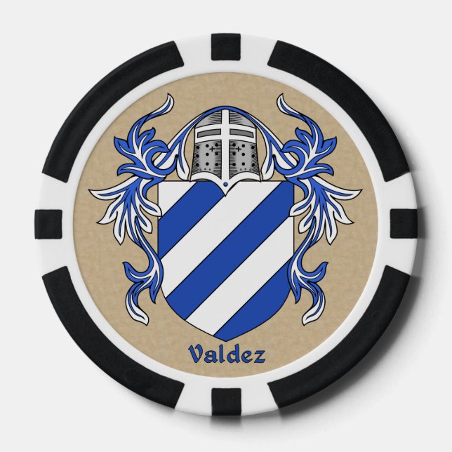 Valdez Heraldic Arms Pokerchips (Vorderseite)