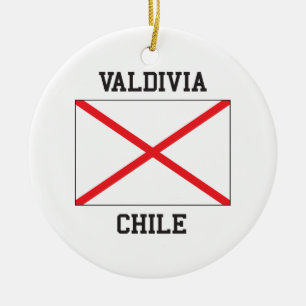 Valdivia Chile Keramik Ornament