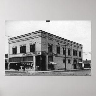 Vale, Oregon Town View of Nelson Block Photograp Poster