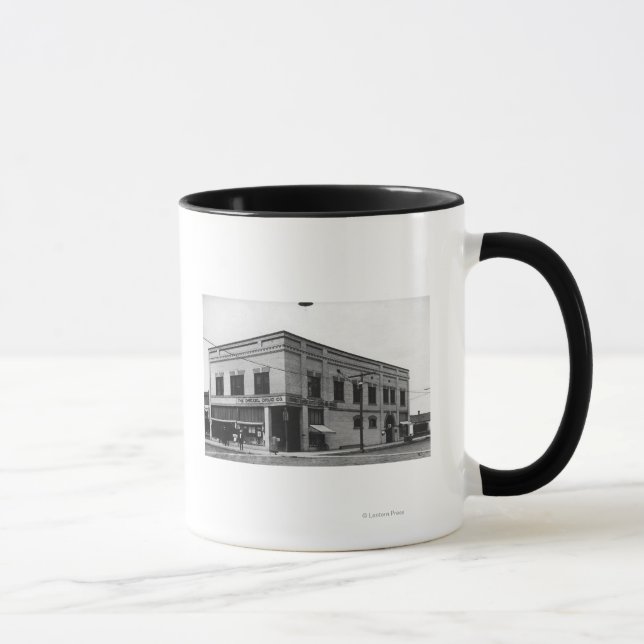 Vale, Oregon Town View von Nelson Block Fotograp Tasse (Rechts)