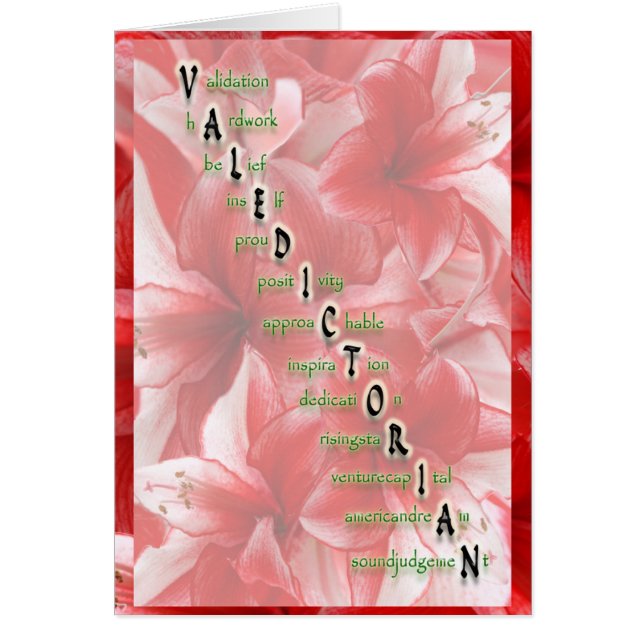 Valedictorian+Geschenke (Vorne)