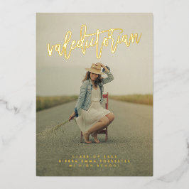 Valedictorianischer Abschluss Einladung