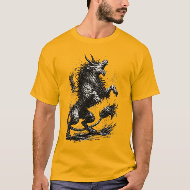 Valefor Entfesselt Gebrüll des Infernalen Königs T-Shirt (Vorderseite)