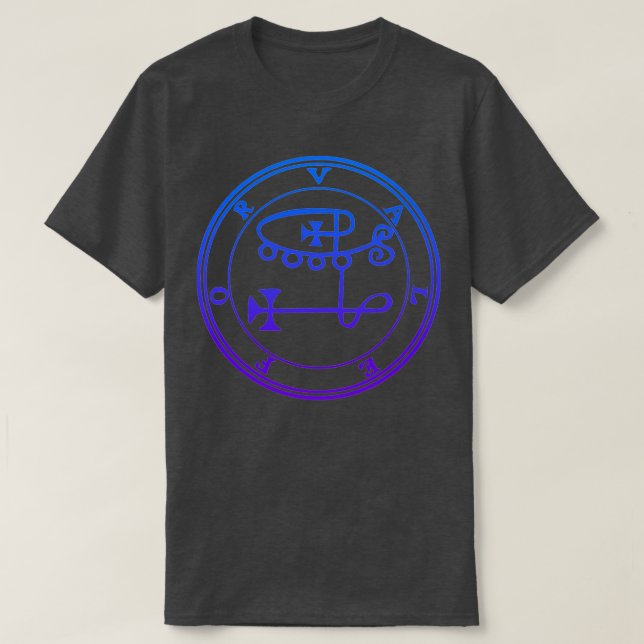 Valefor Sigil Tempts Dives zu stehlen Blue Gradien T-Shirt (Design vorne)