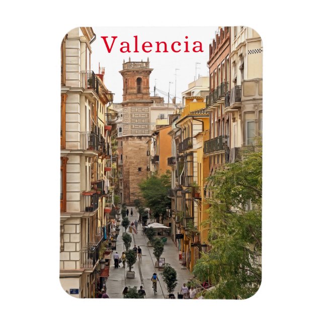 Valencia. 25. magnet (Vertikal)