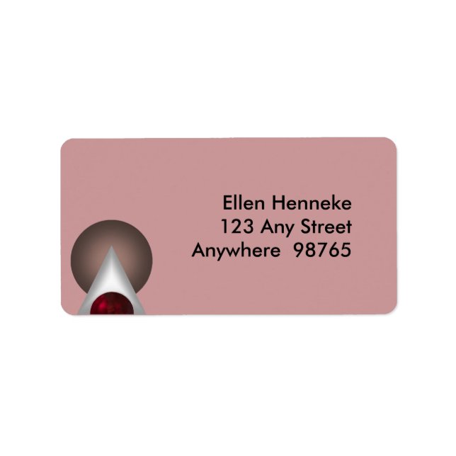 Valencia Adressaufkleber (Vorne)