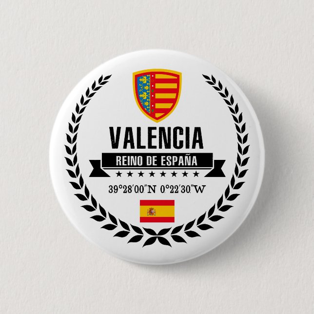Valencia Button (Vorderseite)