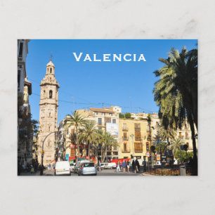 Valencia in Katalonien, Spanien Postkarte