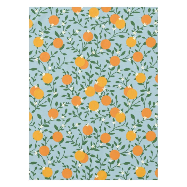 Valencia-Orangen Tischdecke (Vorderseite)
