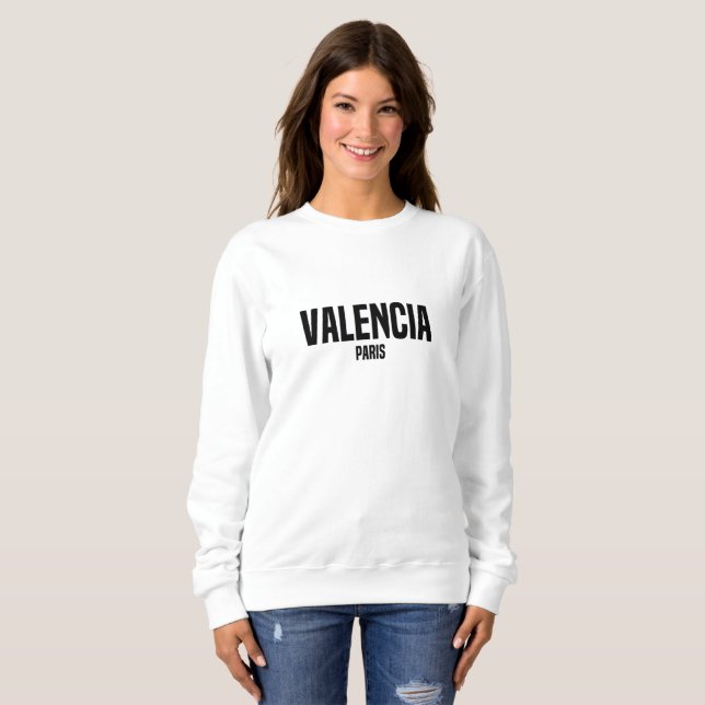 Valencia Paris Sweatshirt (Vorne ganz)