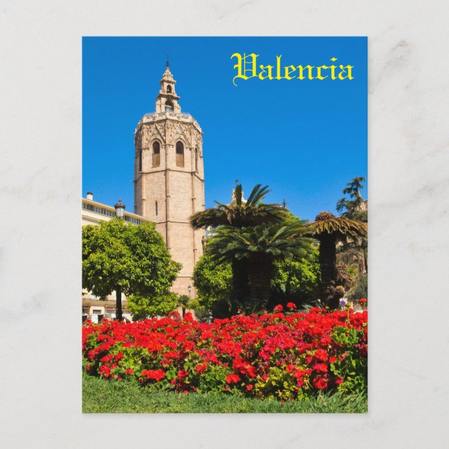 Valencia Postkarte (Vorderseite)