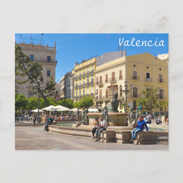 Valencia Postkarte (Vorderseite)