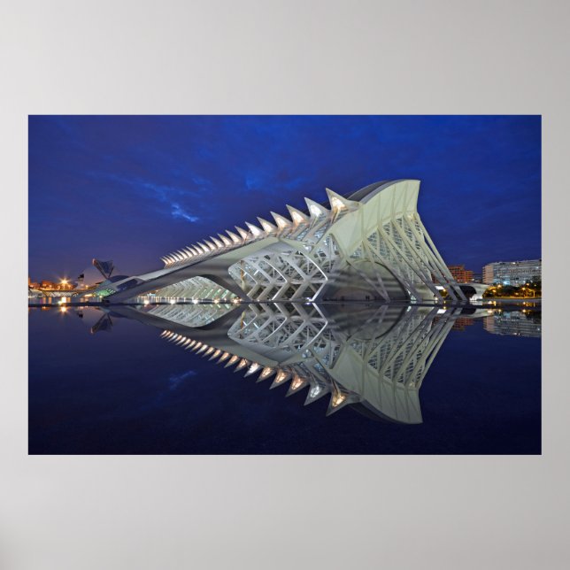 Valencia Reflection Poster (Vorne)