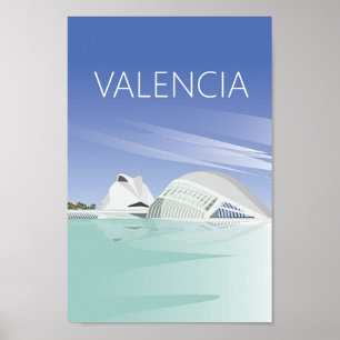 Valencia Reiseplakat Poster