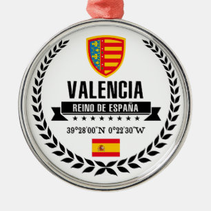 Valencia Silbernes Ornament