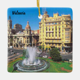 Valencia Spanien Custom Panorama Ornament