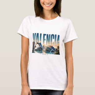 Valencia Spanien Historisches Spanien Stadt Reise T-Shirt