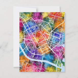 Valencia Spanien Karte