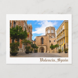 Valencia, Spanien Postkarte