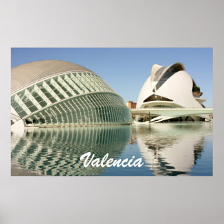 Valencia Spanien Print Poster