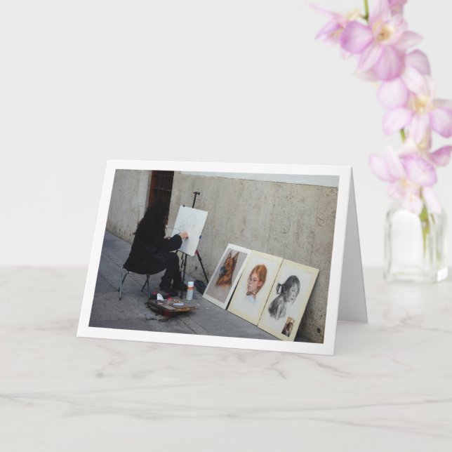 Valencia Street Artist, España Karte (Orchidee)