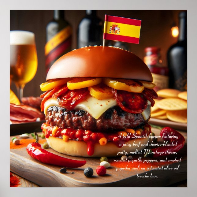 Valencia Vista: Chorizo Indulgence Poster (Vorne)