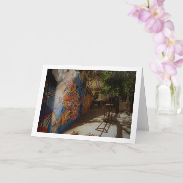 Valencian Street Art, España Karte (Orchidee)