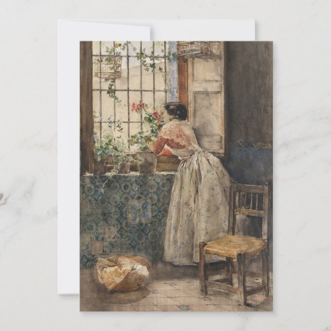 Valenciana a a la Reja | Joaquín Sorolla (Vorderseite)