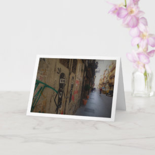 Valencianische Straßenkunst, Spanien Karte