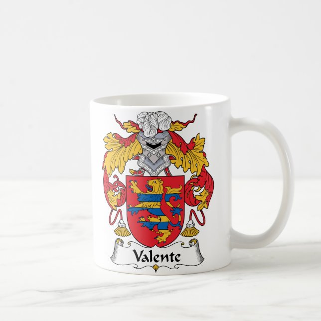 Valente Familienwappen Tasse (Rechts)