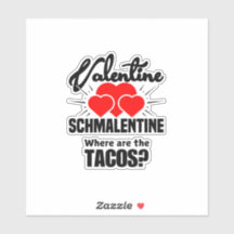 Valentin - Anti-Valentin-Aufkleber
