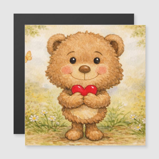 Valentin-Bär Magnetkarte (Vorne/Hinten)