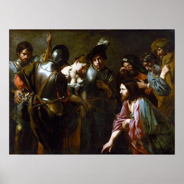 Valentin de Boulogne Christ und die Erwachsenen Poster (Vorne)