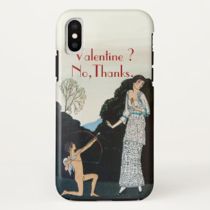 VALENTIN ? NEIN, DANKE /RETRO ANTI VALENTINSTAG Case-Mate iPhone HÜLLE