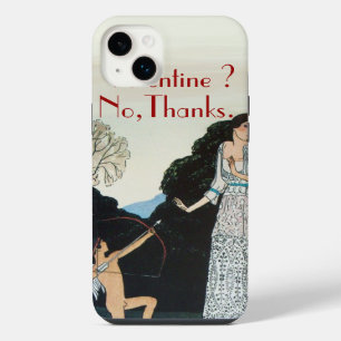 VALENTIN ? NEIN DANKE /RETRO ANTI VALENTINSTAG iPhone 14 PLUS HÜLLE