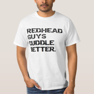 Valentin: Rotkopfkehlchen und Typ, die bessere Hem T-Shirt