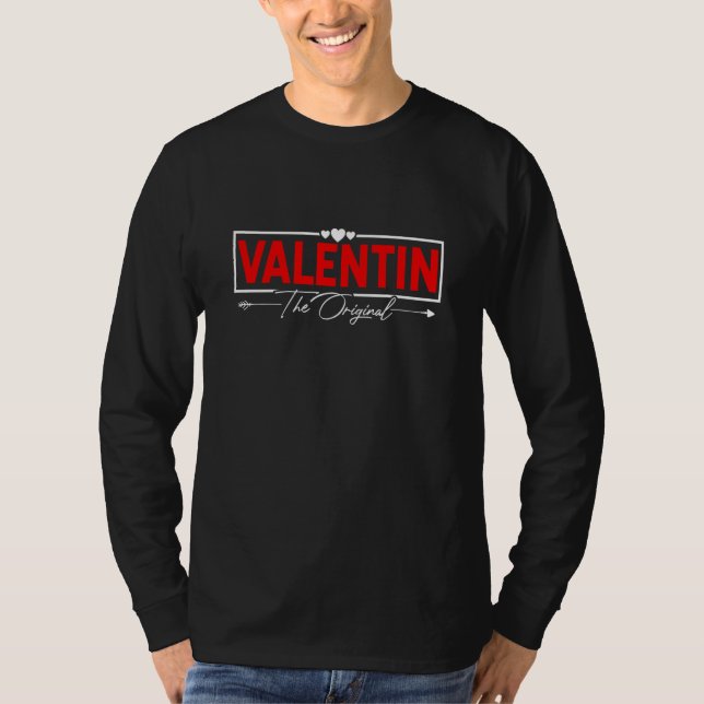 Valentin The Original Valentine's Day Date Night C T-Shirt (Vorderseite)