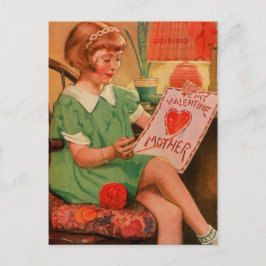 Valentin zu Mutter Feiertagspostkarte