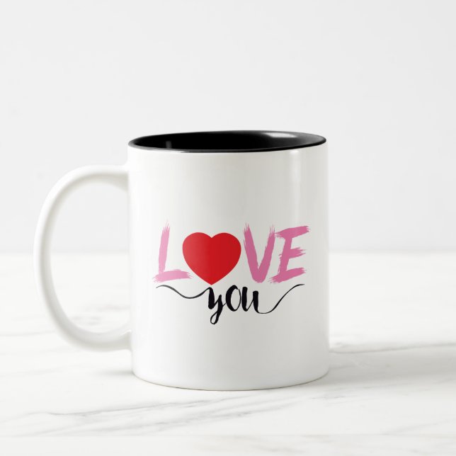 Valentin Zweifarbige Tasse (Links)