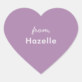 Valentinaufkleber Herz-Aufkleber