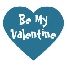 Valentinaufkleber von dalDesignNZ