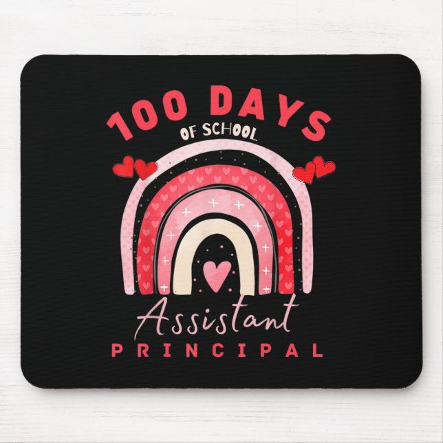 Valentine 100 Tage der Schule Istant Hauptgenuss Mousepad (Vorne)